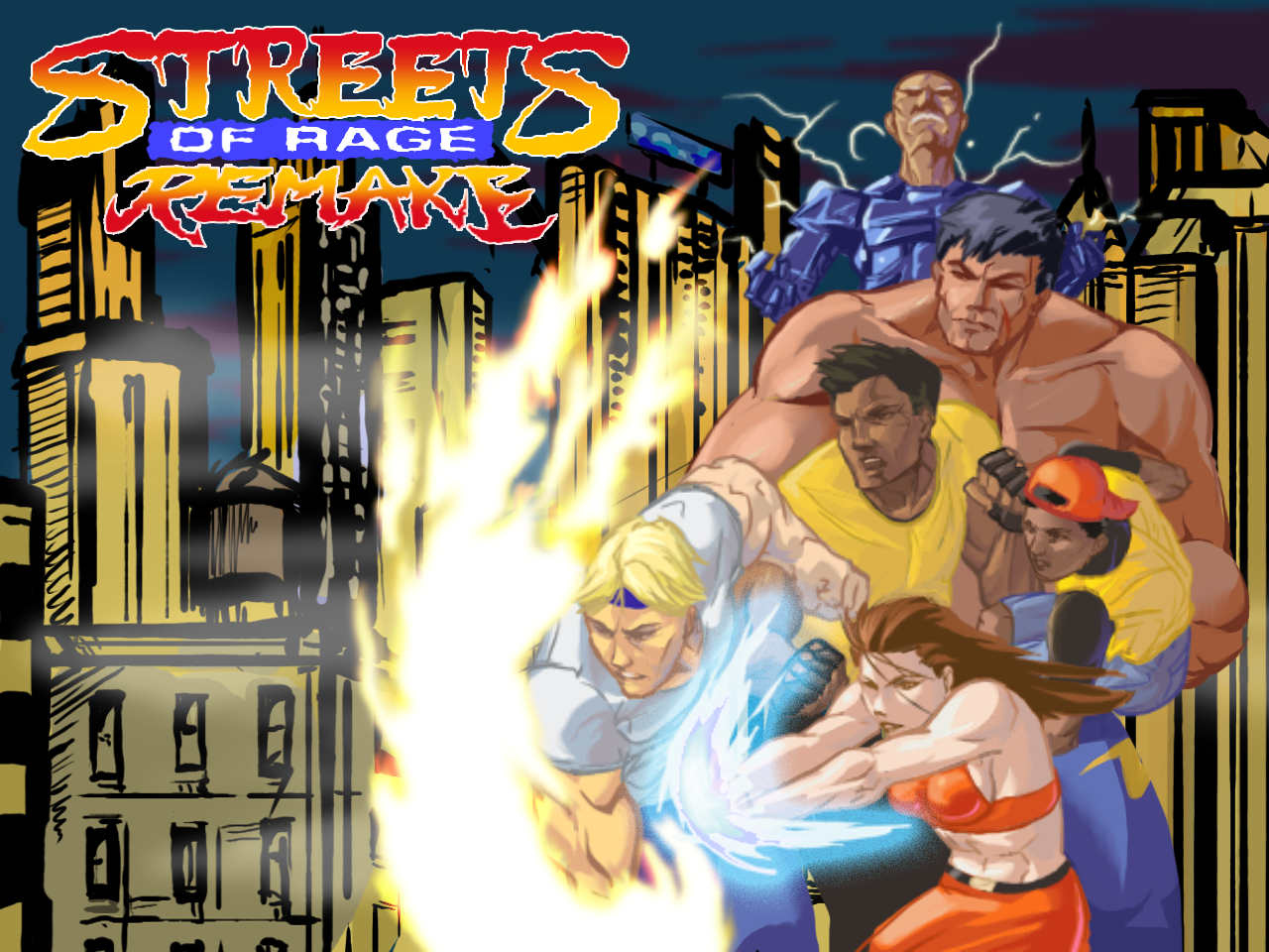 Streets Of Rage Remake V5 wallpaper, Video Game, HQ Streets Of