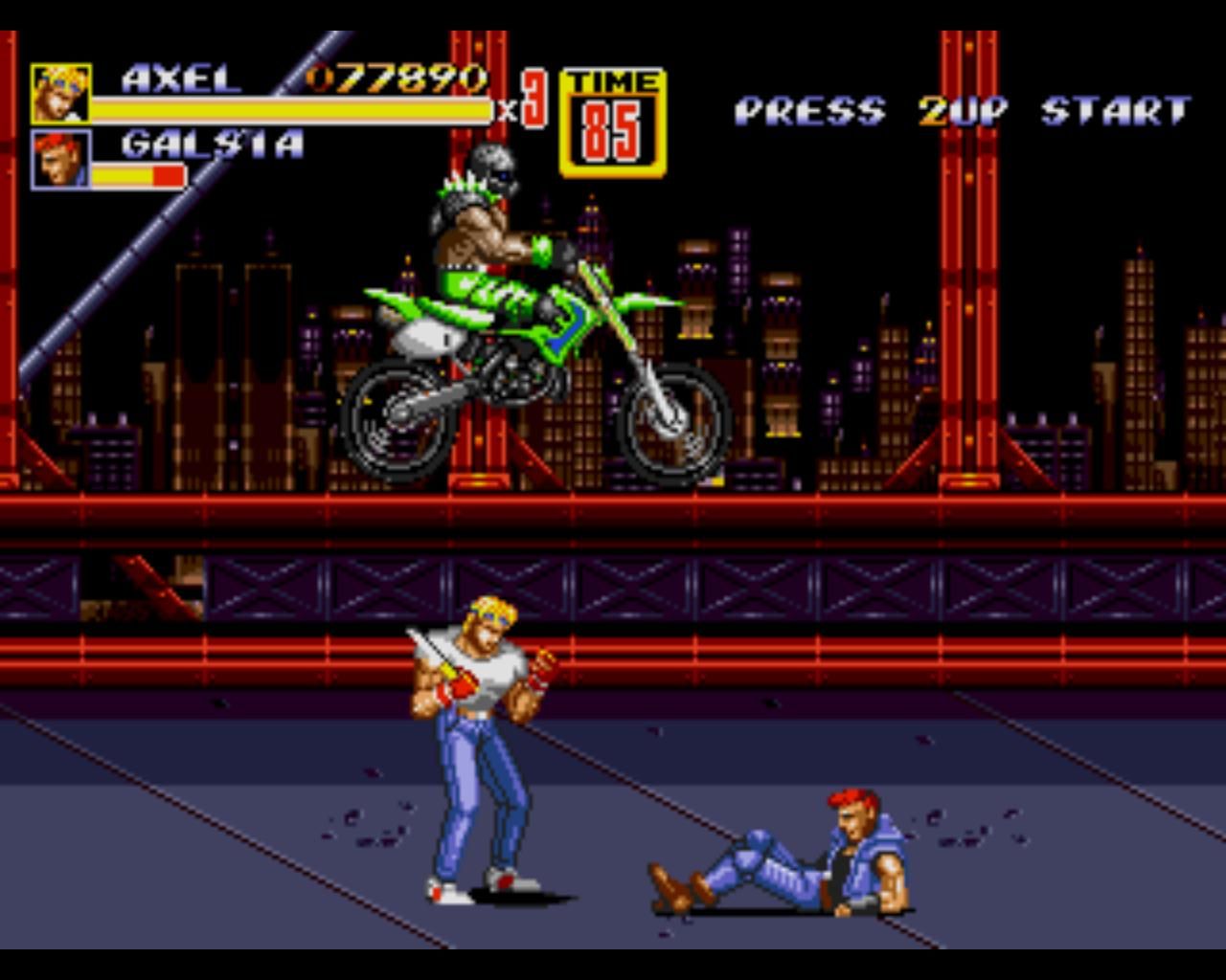 Streets of Rage Desktop Background