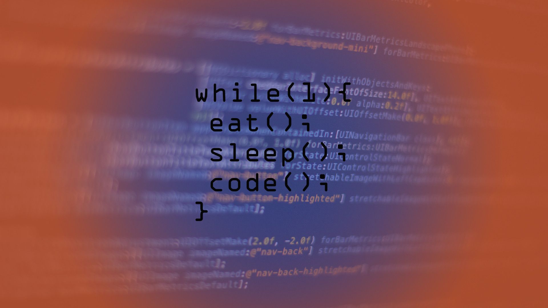 Couldn't find a good coding wallpaper, so I made my own