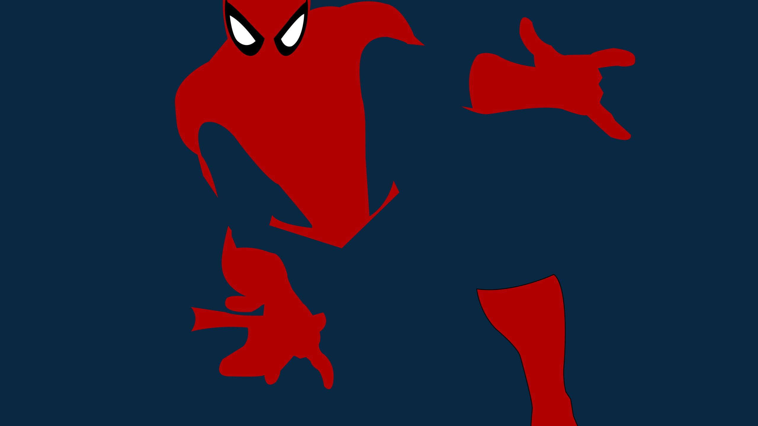 Spiderman Minimal 1440P Resolution HD 4k Wallpaper