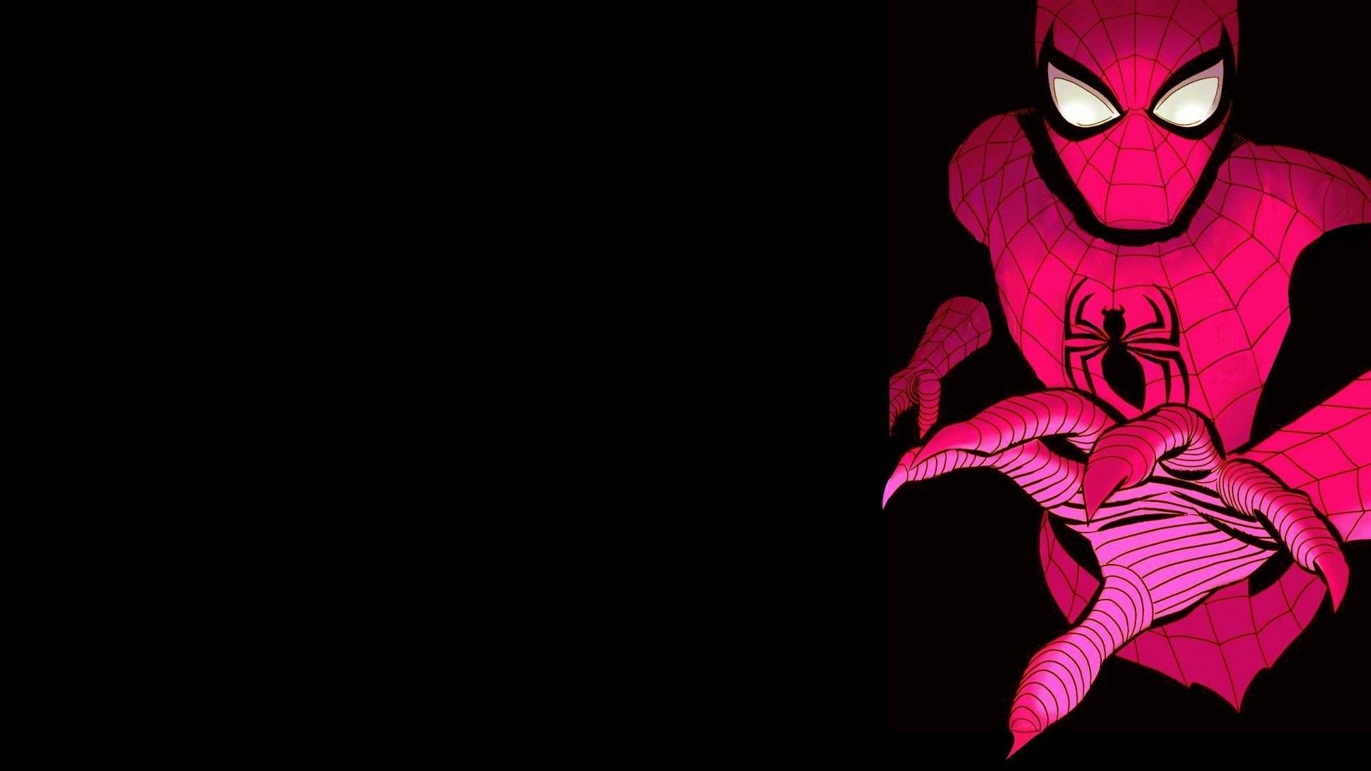 Minimalist Spiderman Desktop Wallpaper 4K