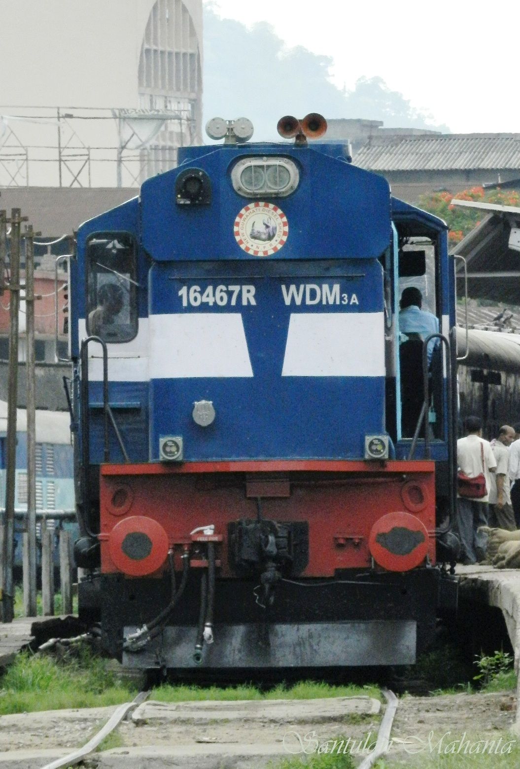 Drawn Train indian railway engine 15 X