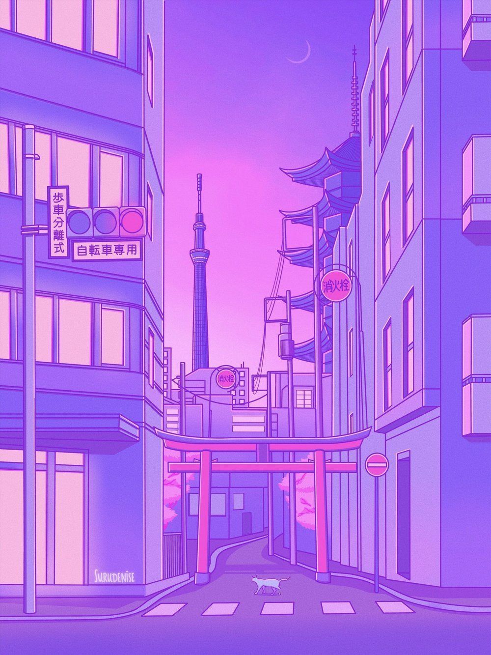 Aesthetic Purple Anime Wallpapers - Wallpaper Cave