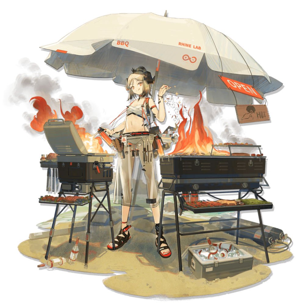 Ifrit. Arknights Wiki. Anime, Japanese anime