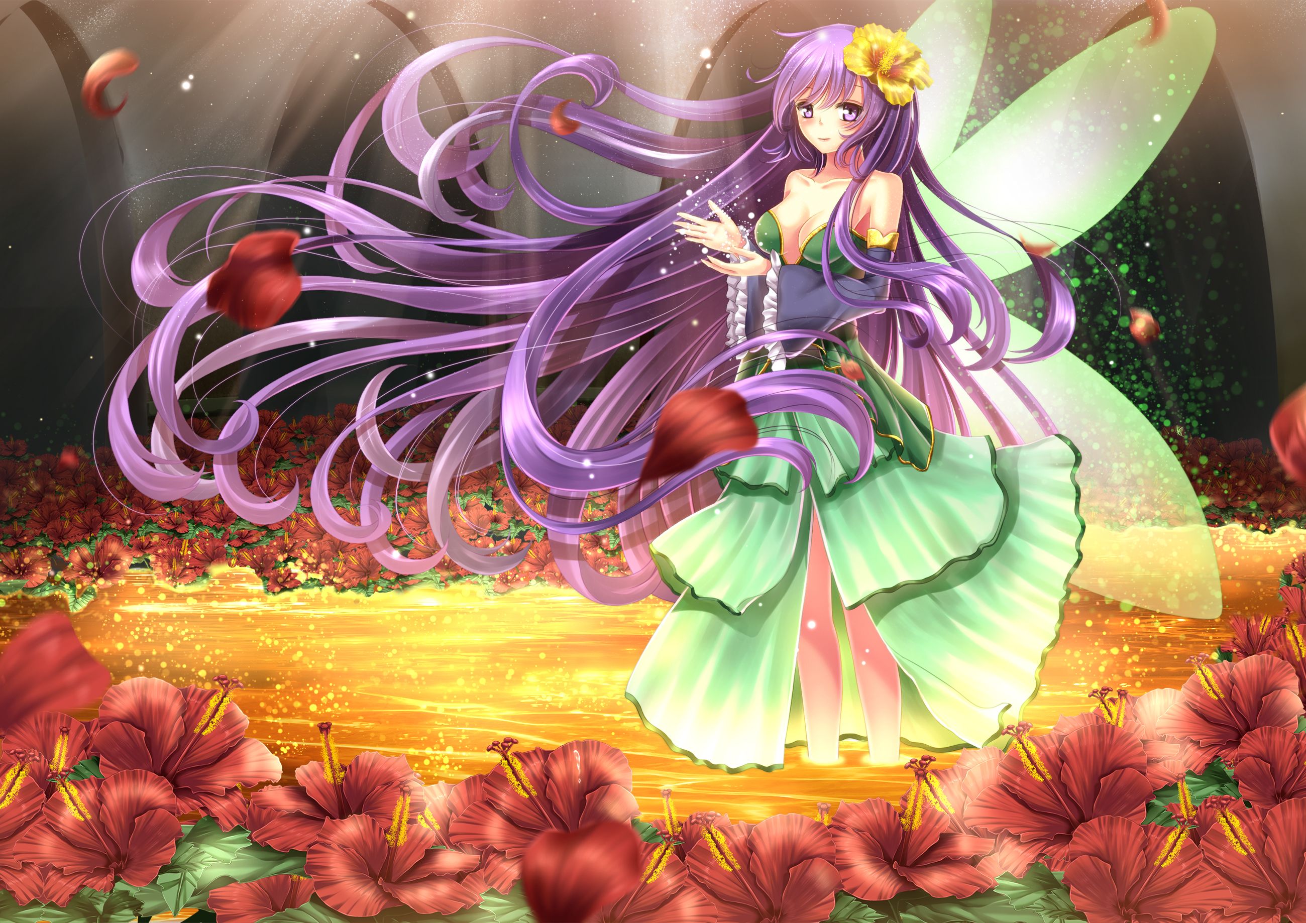 Anime Girl Forest Fairy