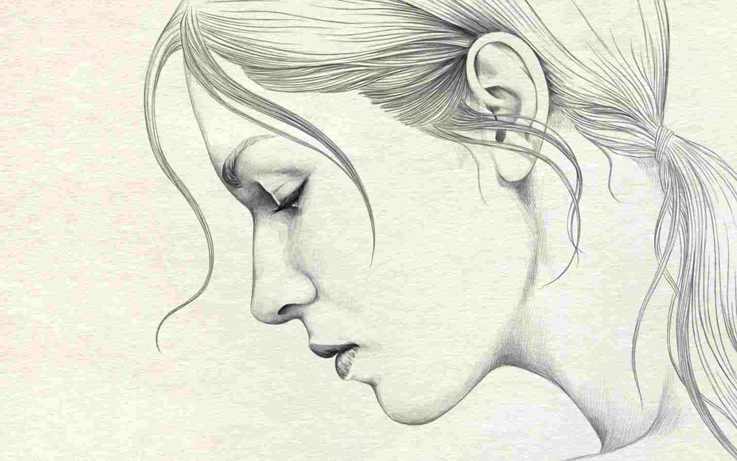 Depressed Girl Crying Drawing Tumblr
