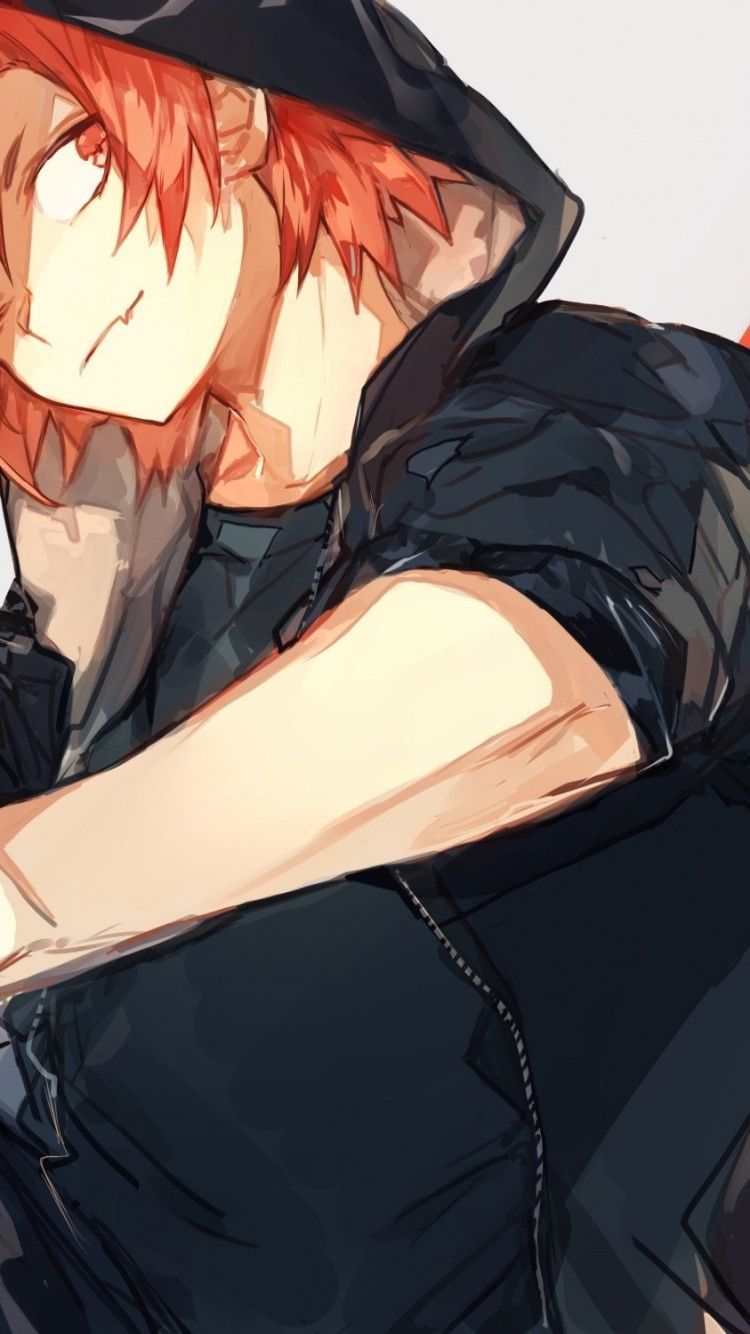 Download 750x1334 Kirishima Eijirou, Boku No Hero Academia, Hoodie