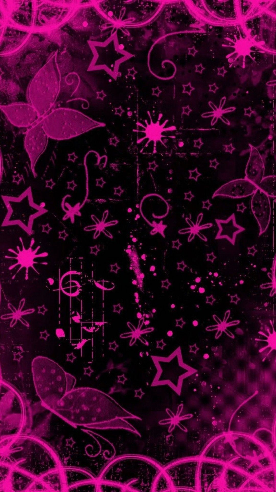 Black and Pink iPhone Wallpaper Free Black and Pink iPhone Background