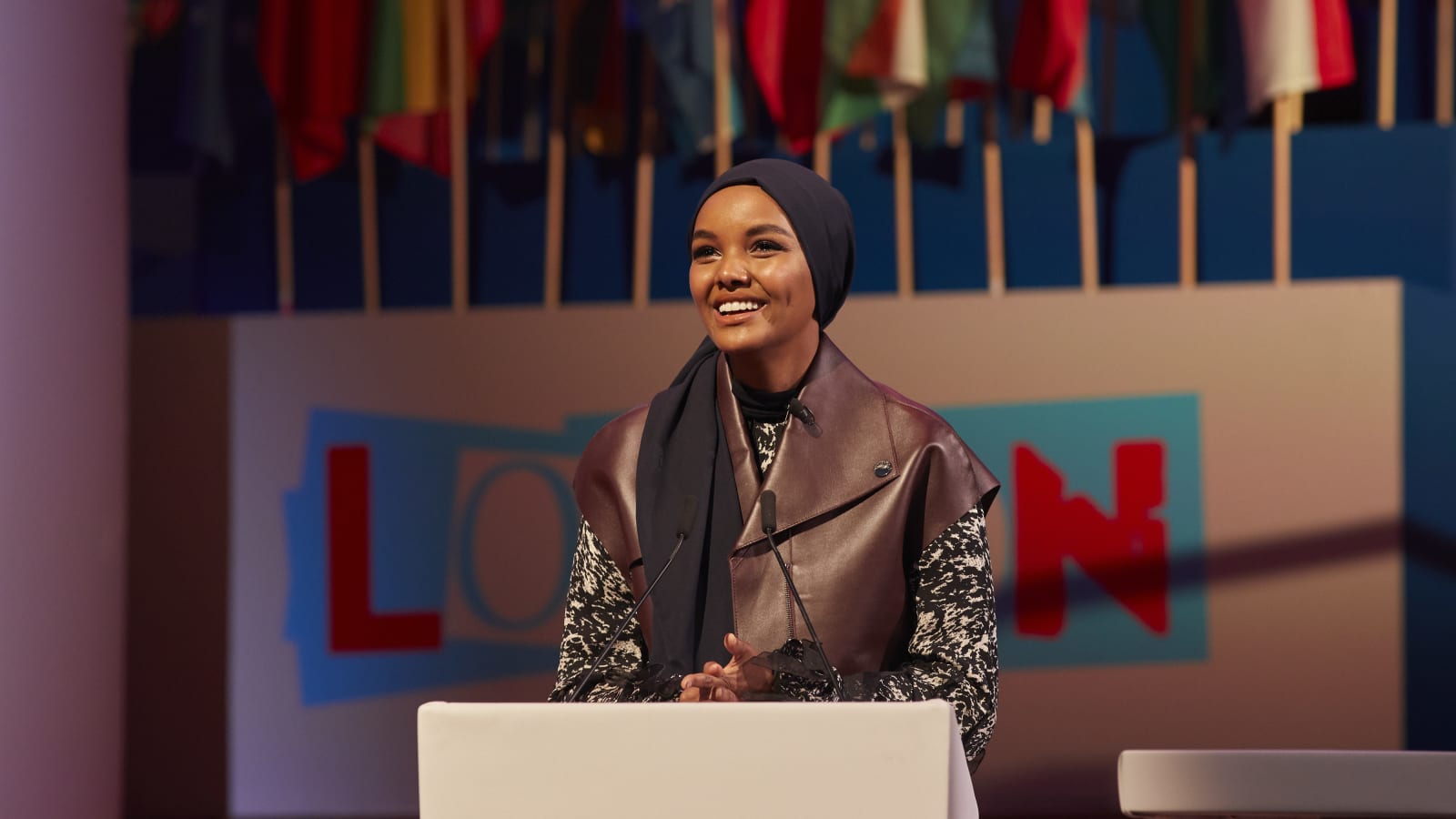 Model Halima Aden has one piece of advice for young people