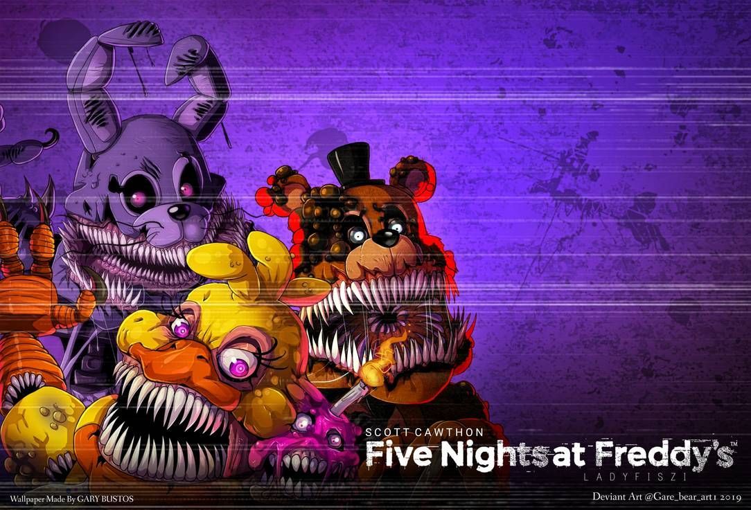 Five Nights At Freddy's Security Breach Wallpaper by GareBearArt1 on  DeviantArt