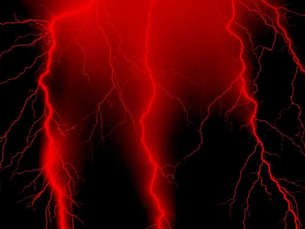 Red Lightning Desktop Wallpapers 08487