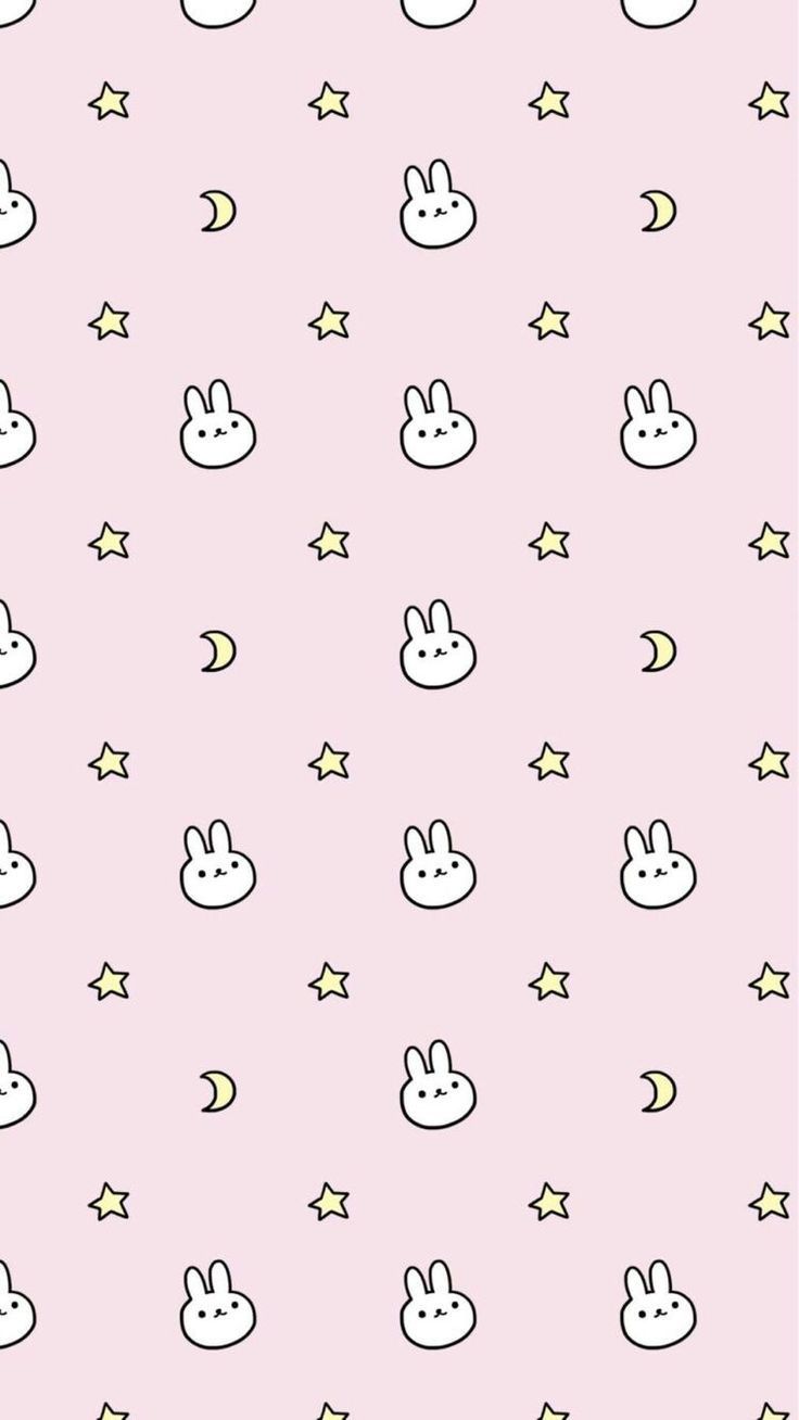 BunnyStars⭐️. Wallpaper iphone cute, Soft wallpaper, Rabbit