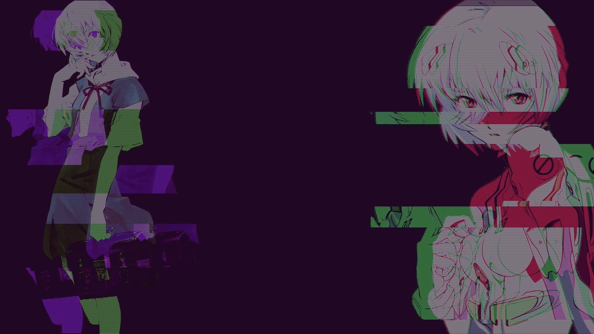 Anime Glitch 1920x1080 Wallpapers - Wallpaper Cave