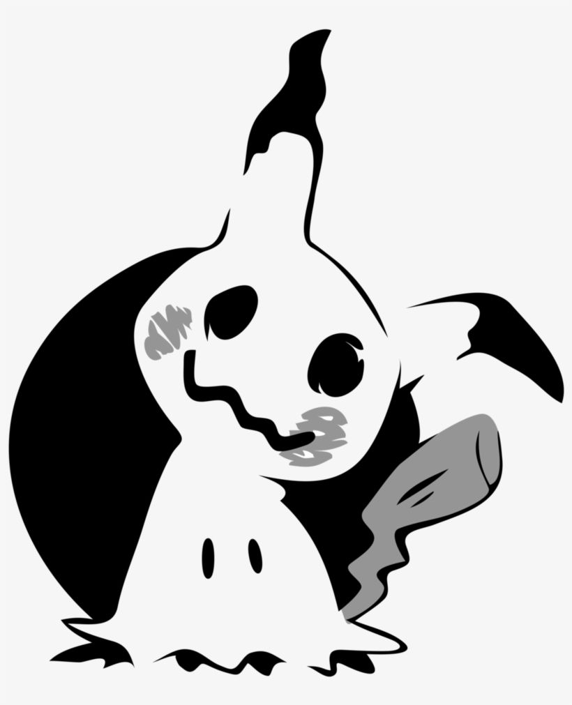 Mimikyu Stencil By Damphyr Clip Freeuse