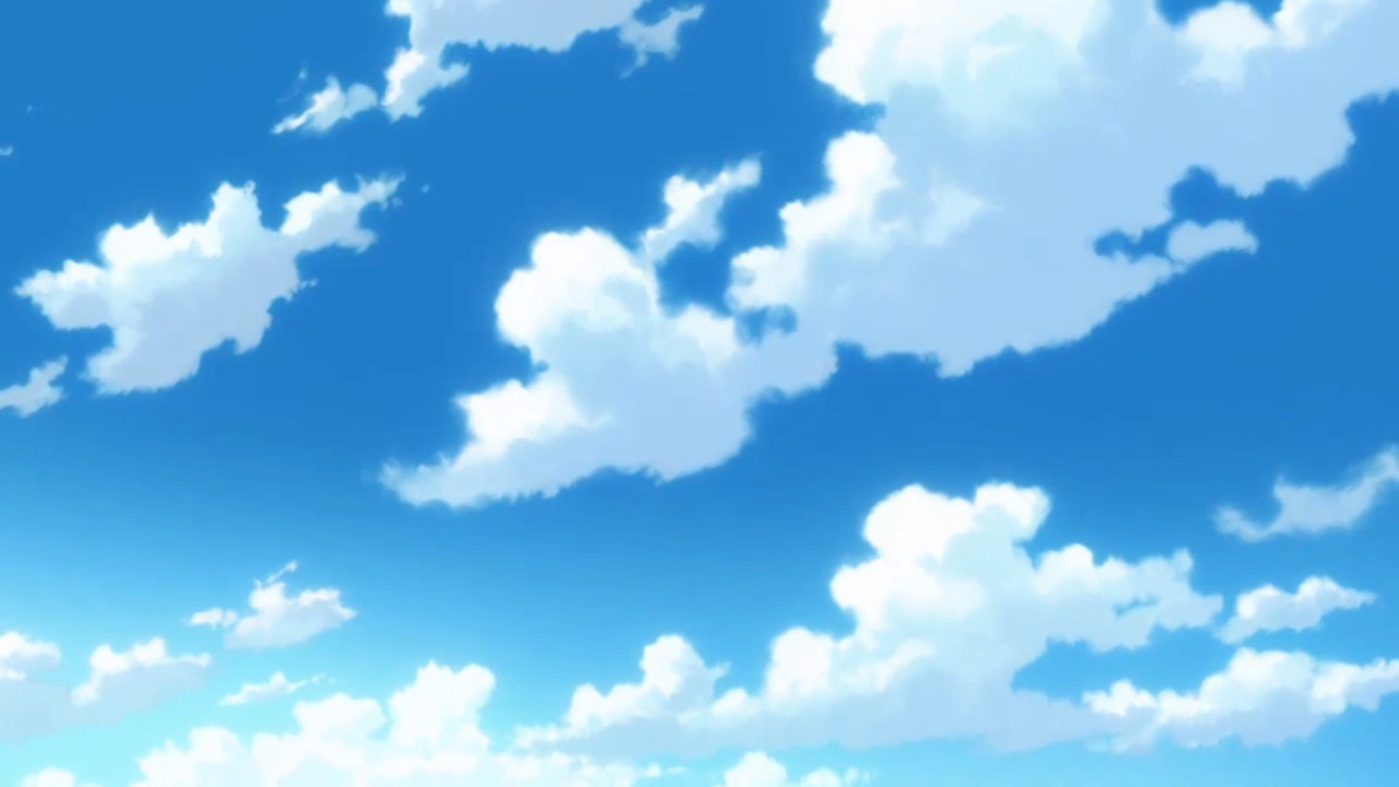 White Clouds Blue Sky Building Aetna Anime Background Anime Background HD  wallpaper  Peakpx