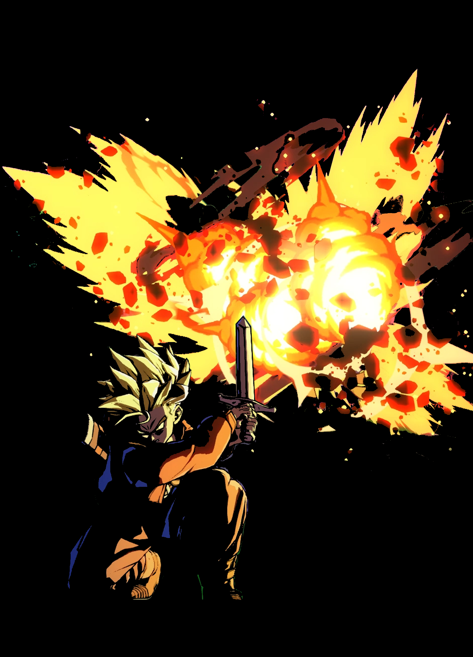 Trunks Autocombo Wallpaper! [1600x2220] Amoled Friendly