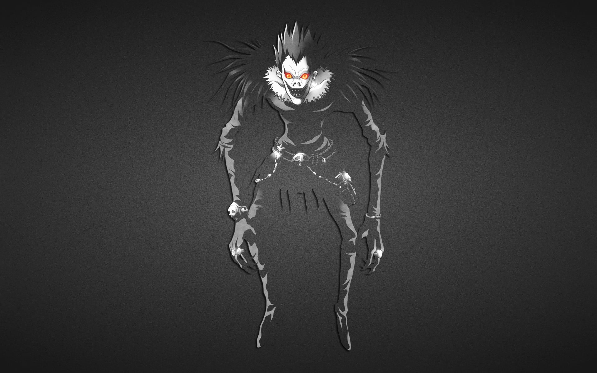 Death Note Ryuk digital wallpaper, Terror, Ryuk, anime, selective