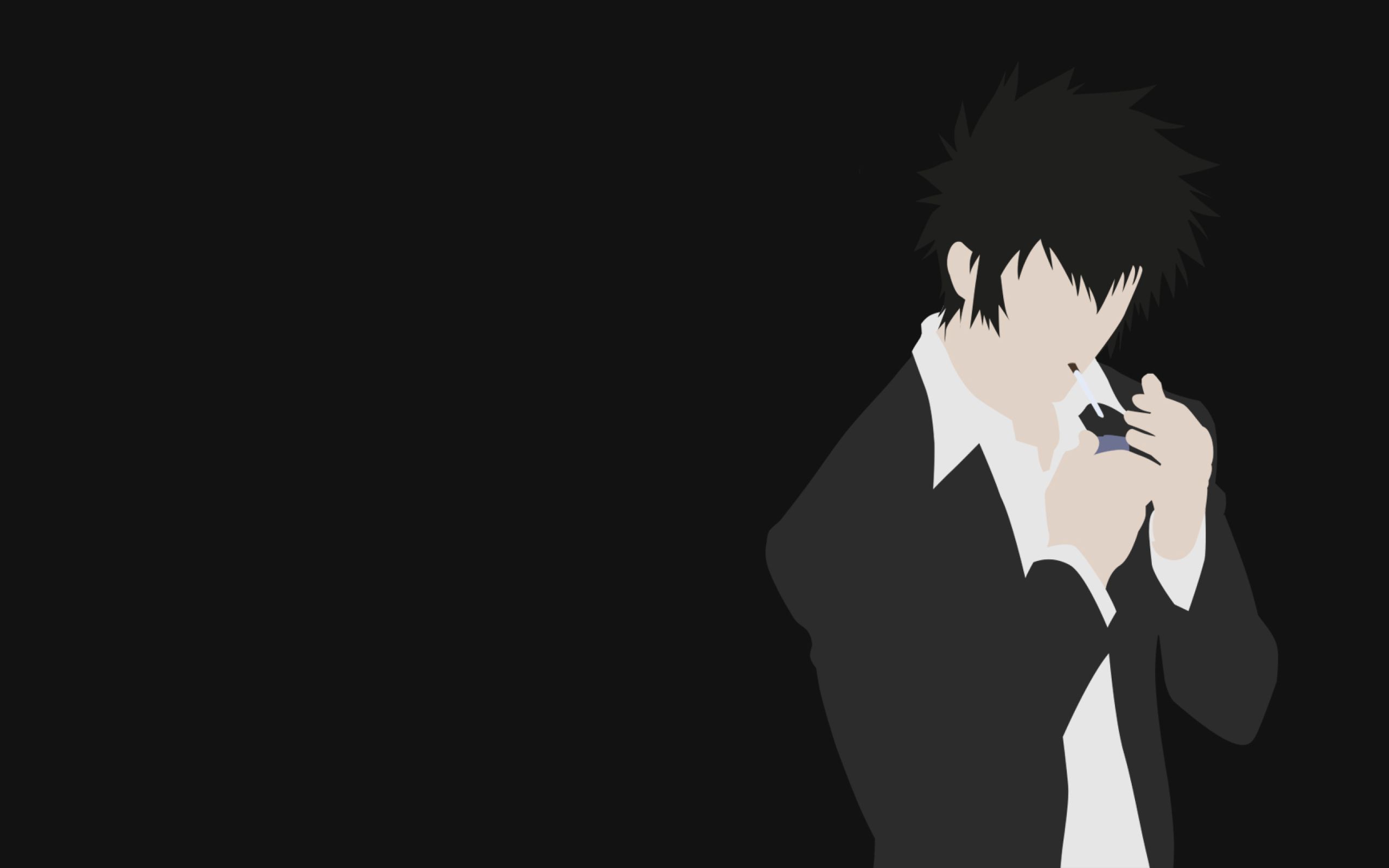Shinya Kogami Minimalist 2560x1600 Resolution Wallpaper