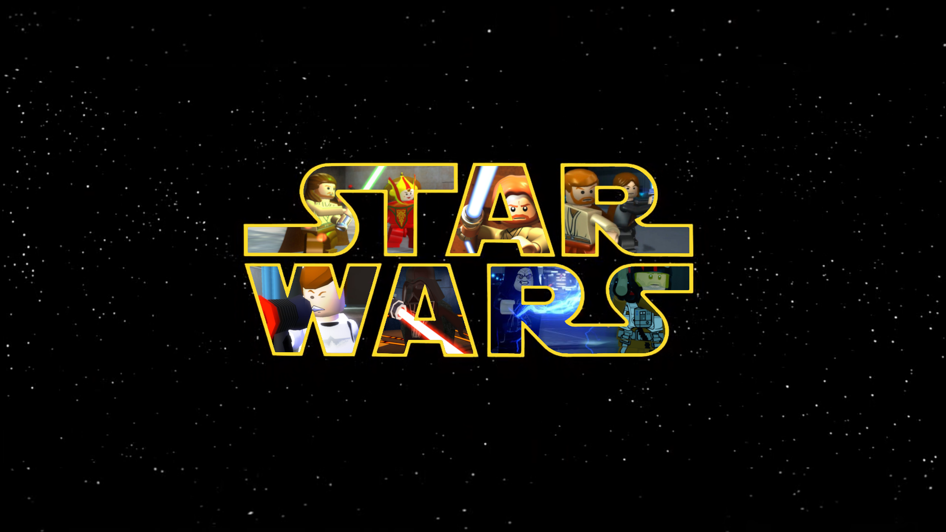 A LEGO Star Wars wallpaper that I made
