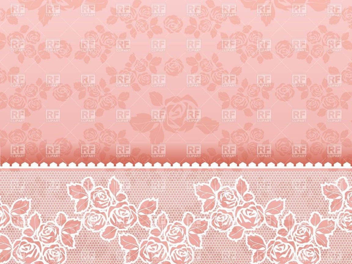 Pink Vintage Wallpaper With Roses, Background, Textures