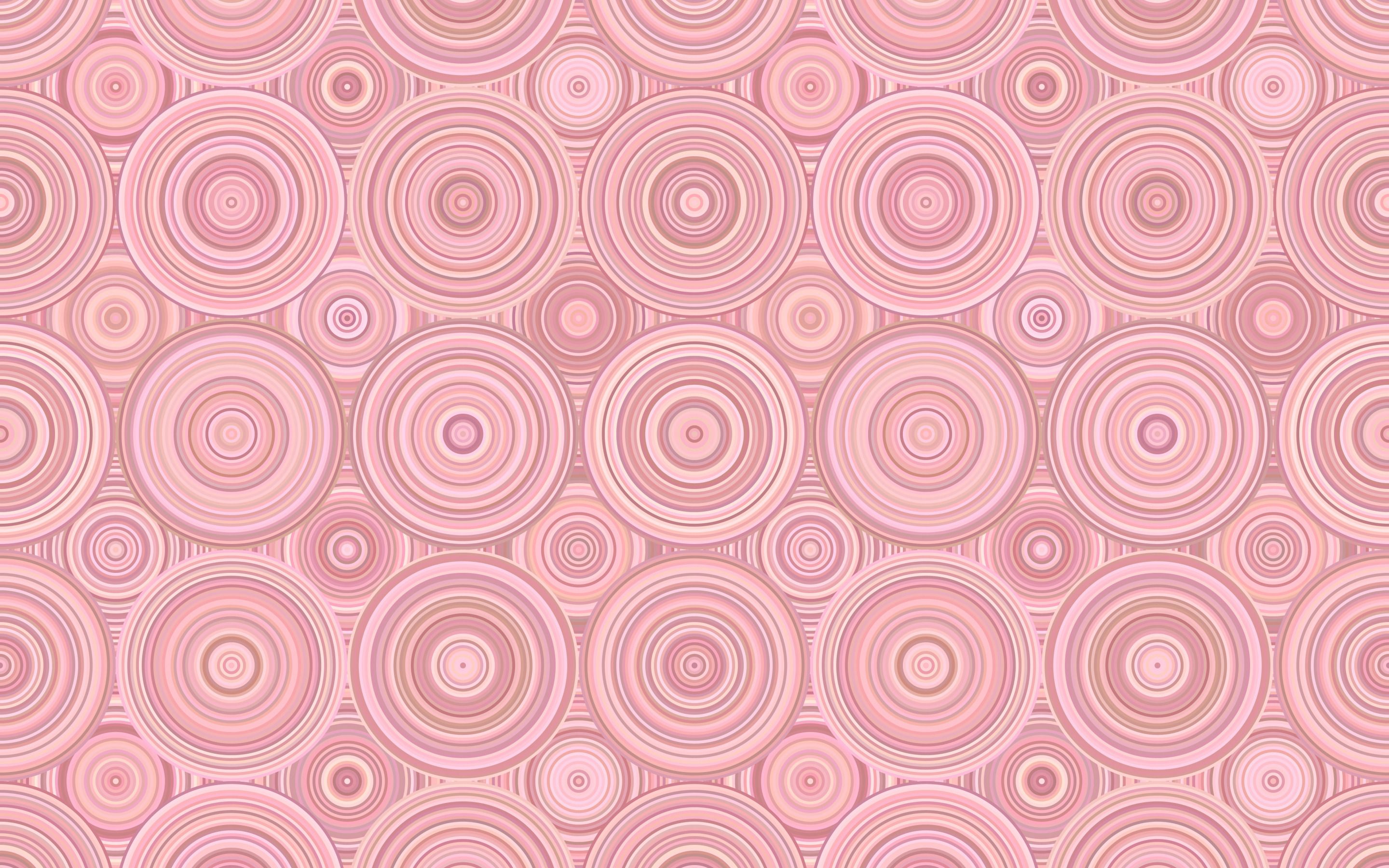Download wallpaper pink retro texture with circles, retro circles