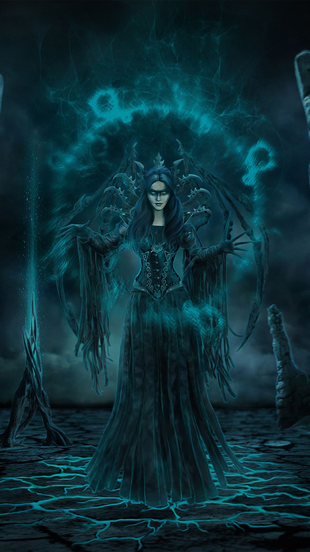 Fantasy Witch (1080x1920) Wallpaper