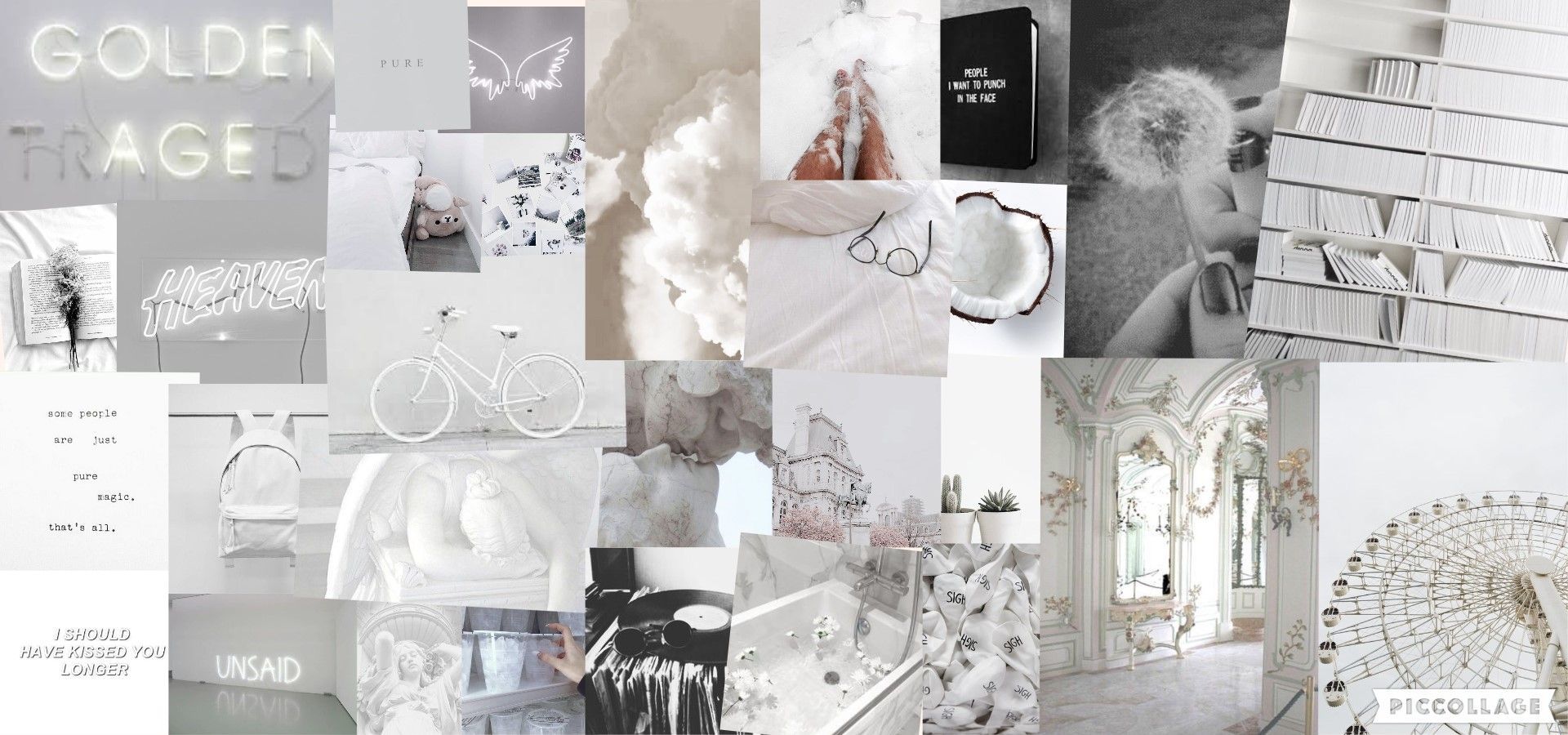 Tons of awesome white collage wallpapers to download for free. 