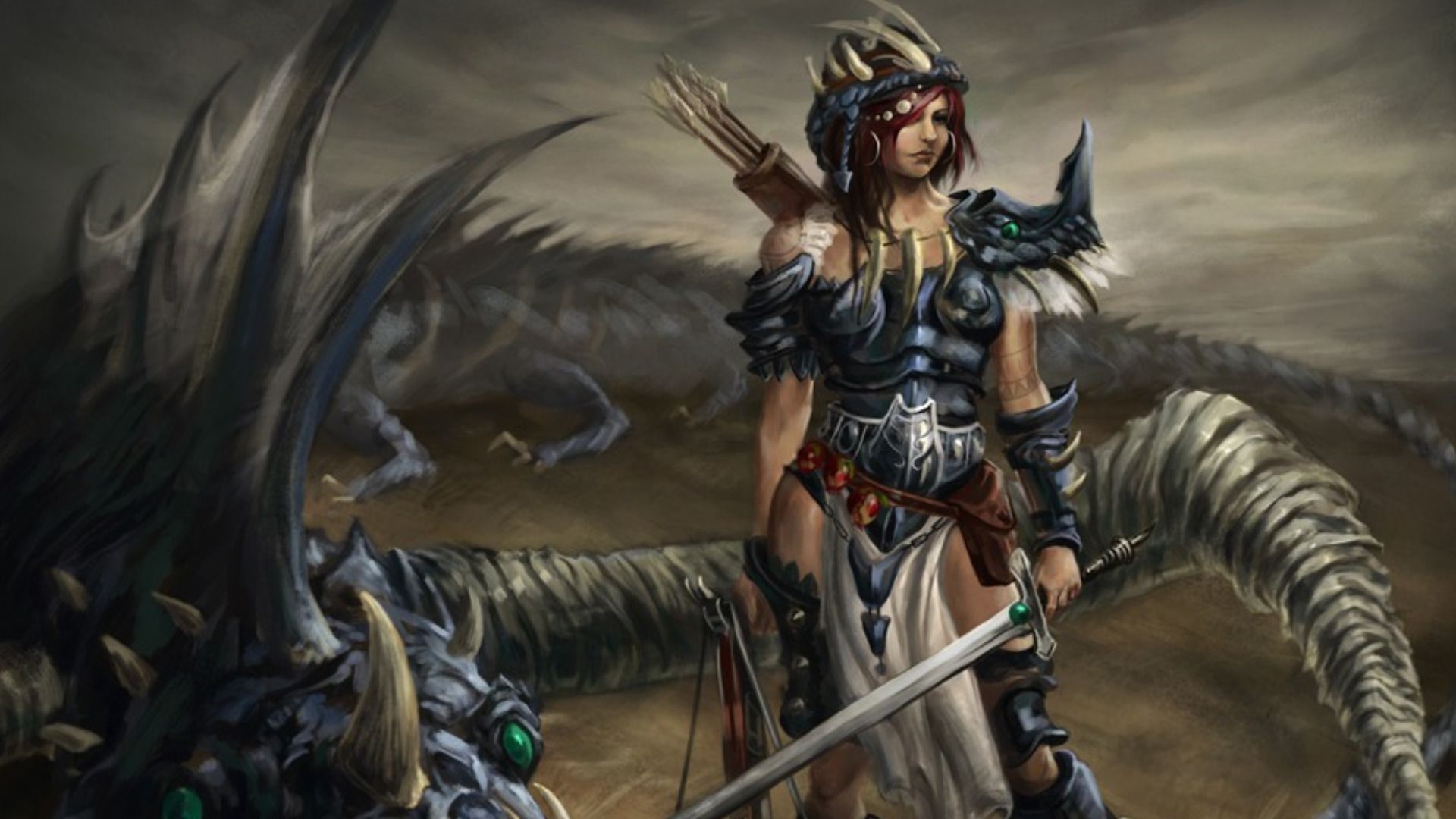 Women Warrior HD Wallpaper