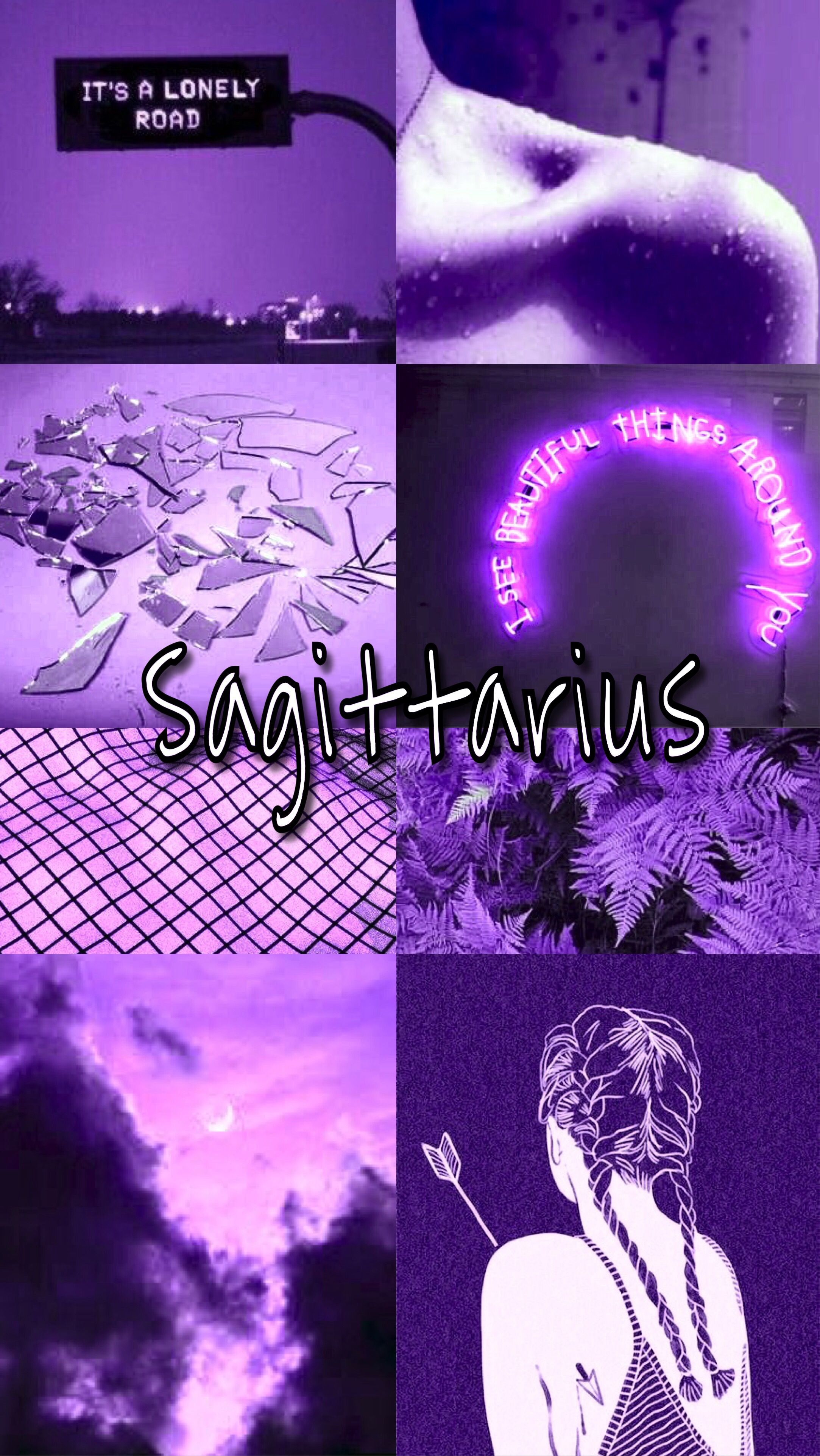 My lockscreens. Sagittarius wallpaper, Aesthetic iphone wallpaper, Wallpaper iphone neon