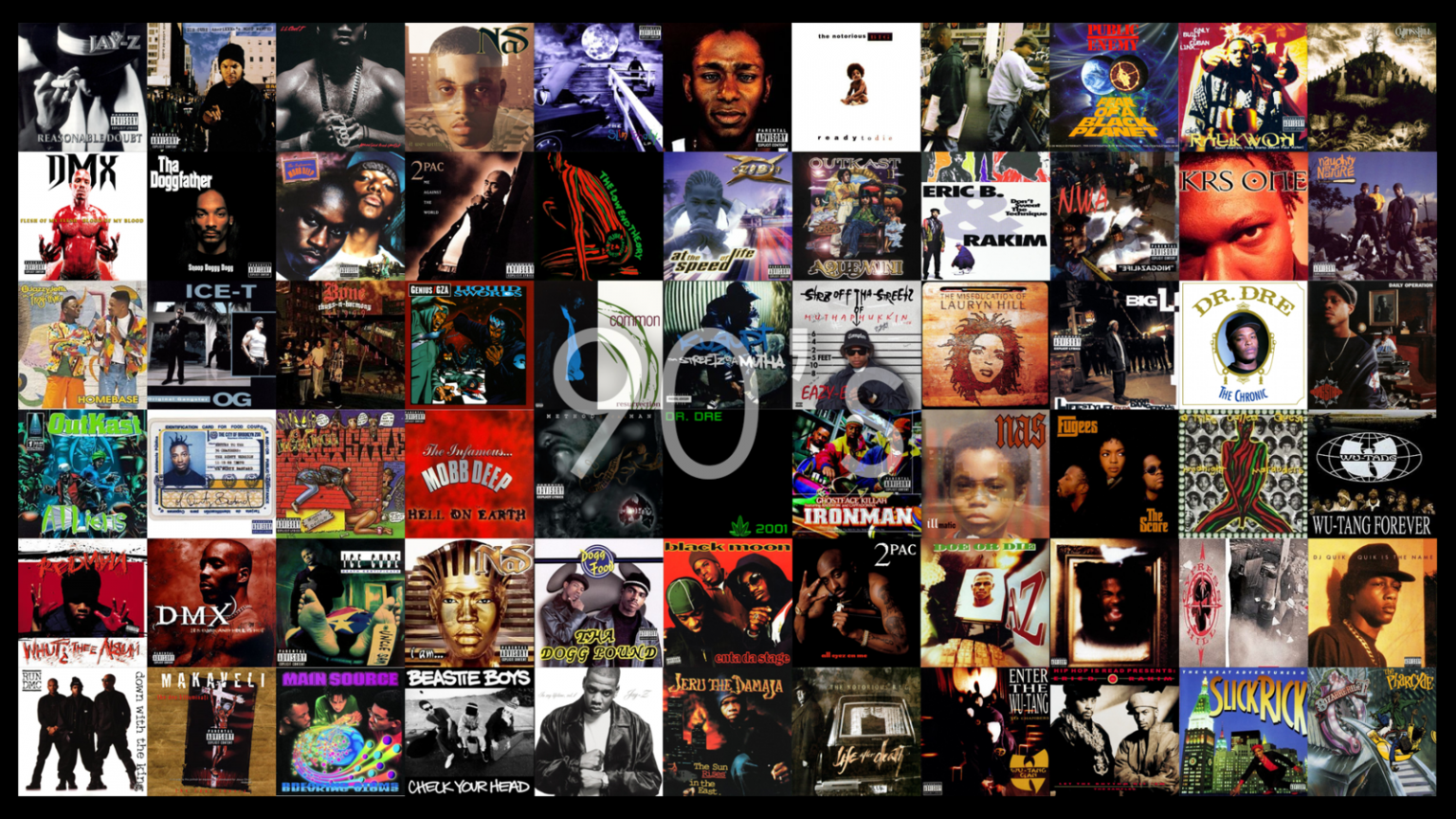 Free download 90s Hip Hop Album Covers 1080p