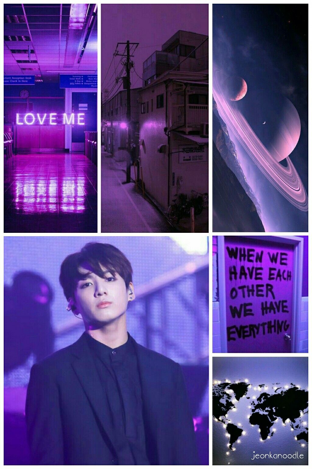 Wallpaper // Jeon Jungkook // BTS // purple aesthetic. Jungkook