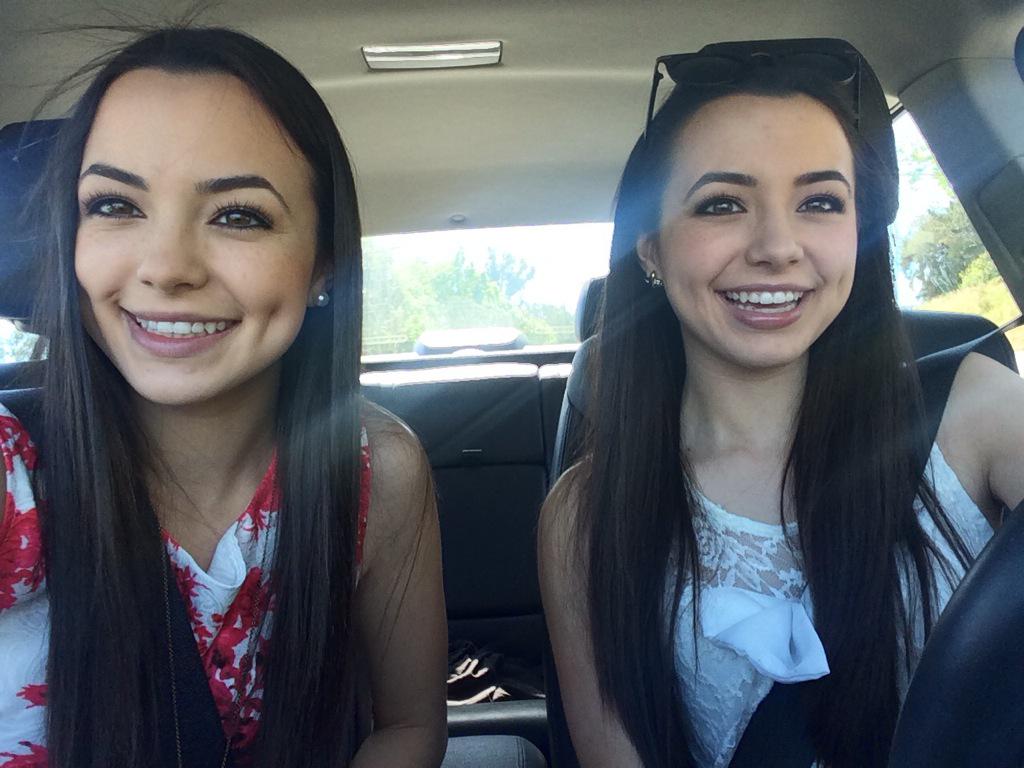 Merrell Twins our way to The Grove to meet up