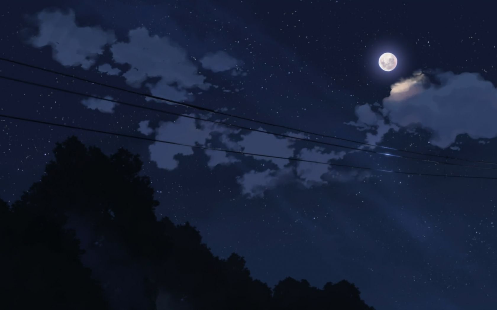 Free download Download Anime Night Sky Wallpaper 5776 1920x1080 px