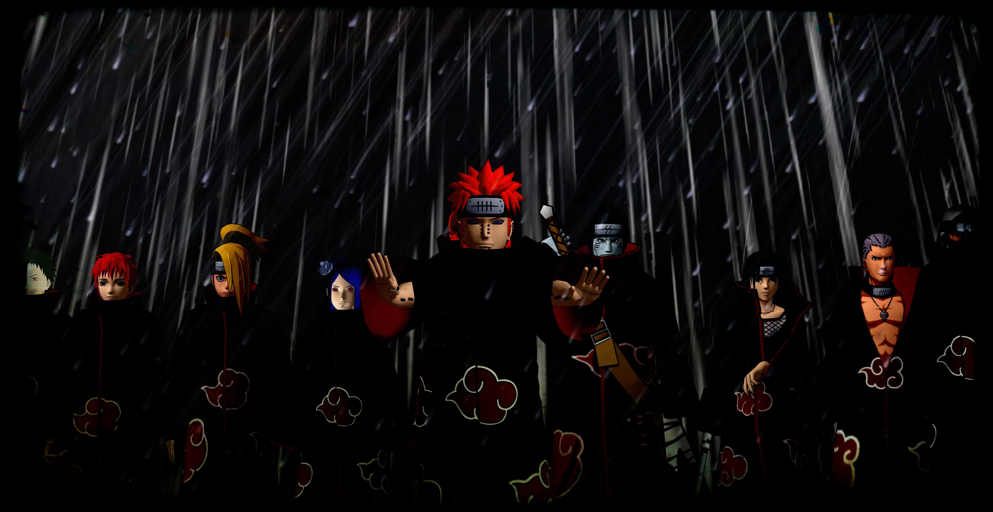 Akatsuki Background PC. Naruto Akatsuki Wallpaper, Akatsuki Wallpaper and Sasuke Akatsuki Wallpaper