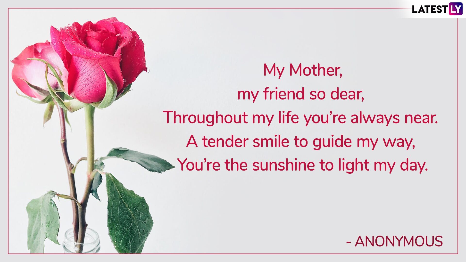 Mother's Day 2019 Poems & Image: WhatsApp Stickers, Quotes, GIF