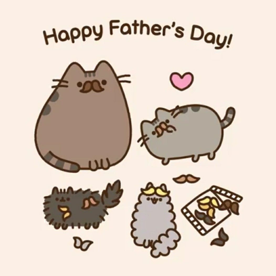Pusheen. Happy Father's day. Pusheen cat, Pusheen cute, Pusheen