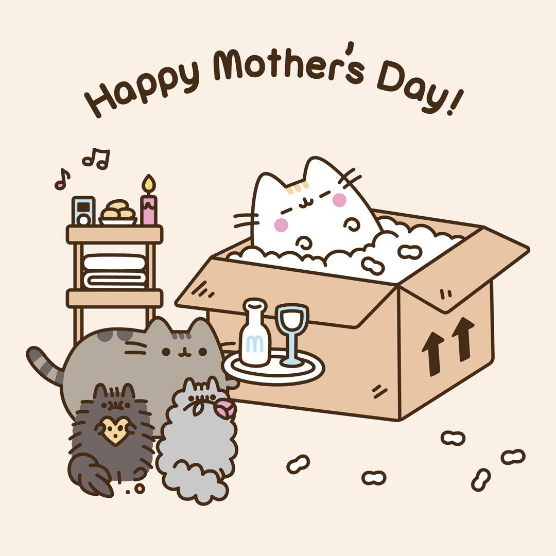 Pusheen the cat Mother's Day!
