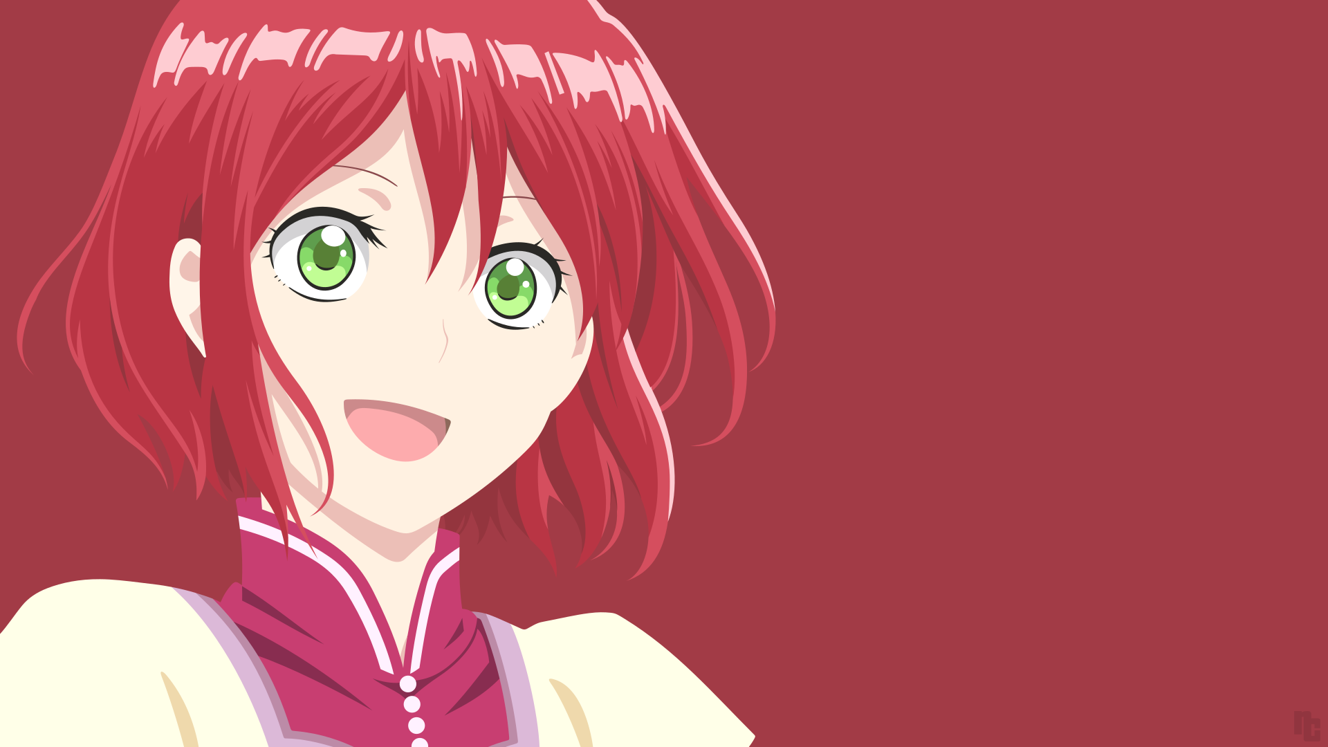 Akagami No Shirayuki Hime Minimalist Wallpaper