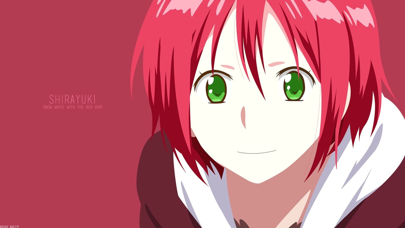 akagami no shirayukihime, shirayuki, face 1600x900
