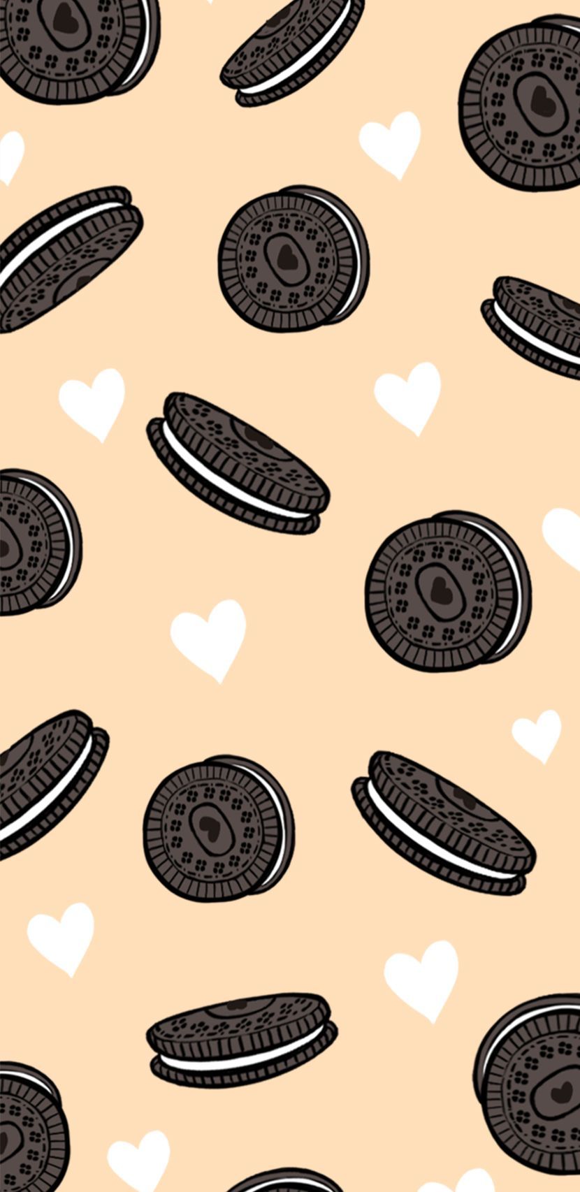 A cookie a day keeps the doctor away. Pastel color wallpaper, Screen savers, Kawaii wallpaper