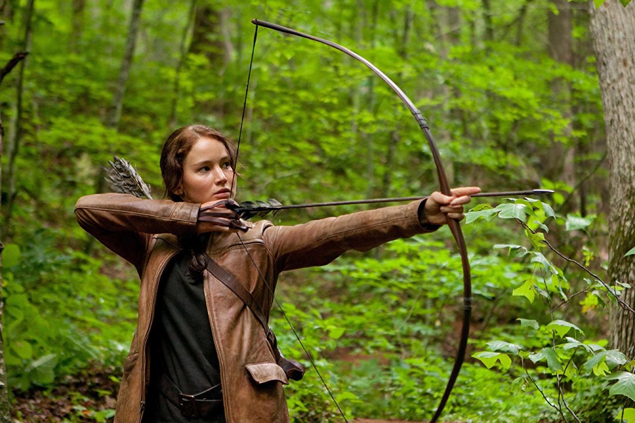 Desktop Wallpaper Celebrities The Hunger Games Jennifer Lawrence