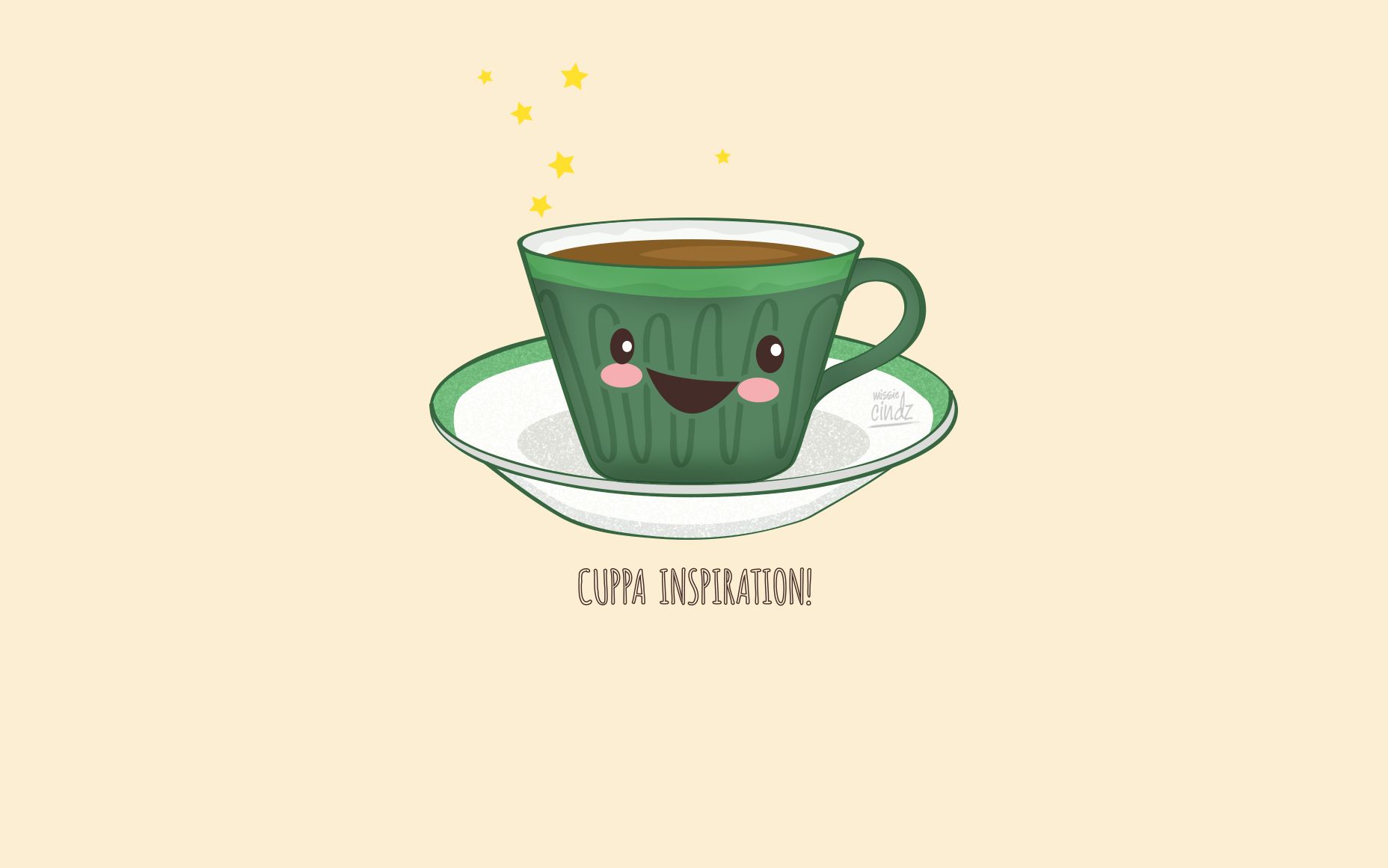 Coffee Aesthetic Wallpaper Illustration Images  Free Photos PNG Stickers  Wallpapers  Backgrounds  rawpixel