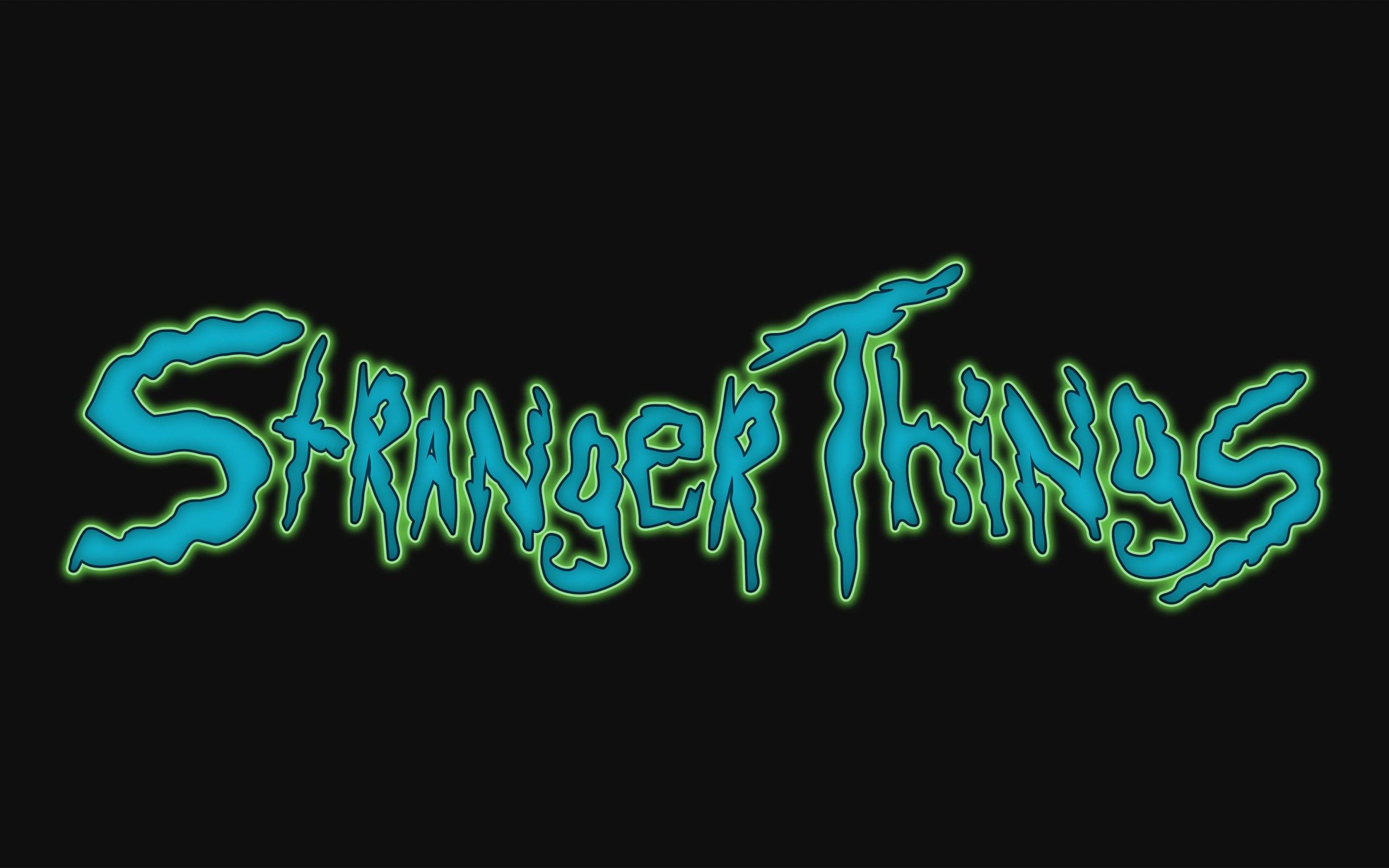 Stranger Things Creative Logo 4k Macbook Pro Retina HD