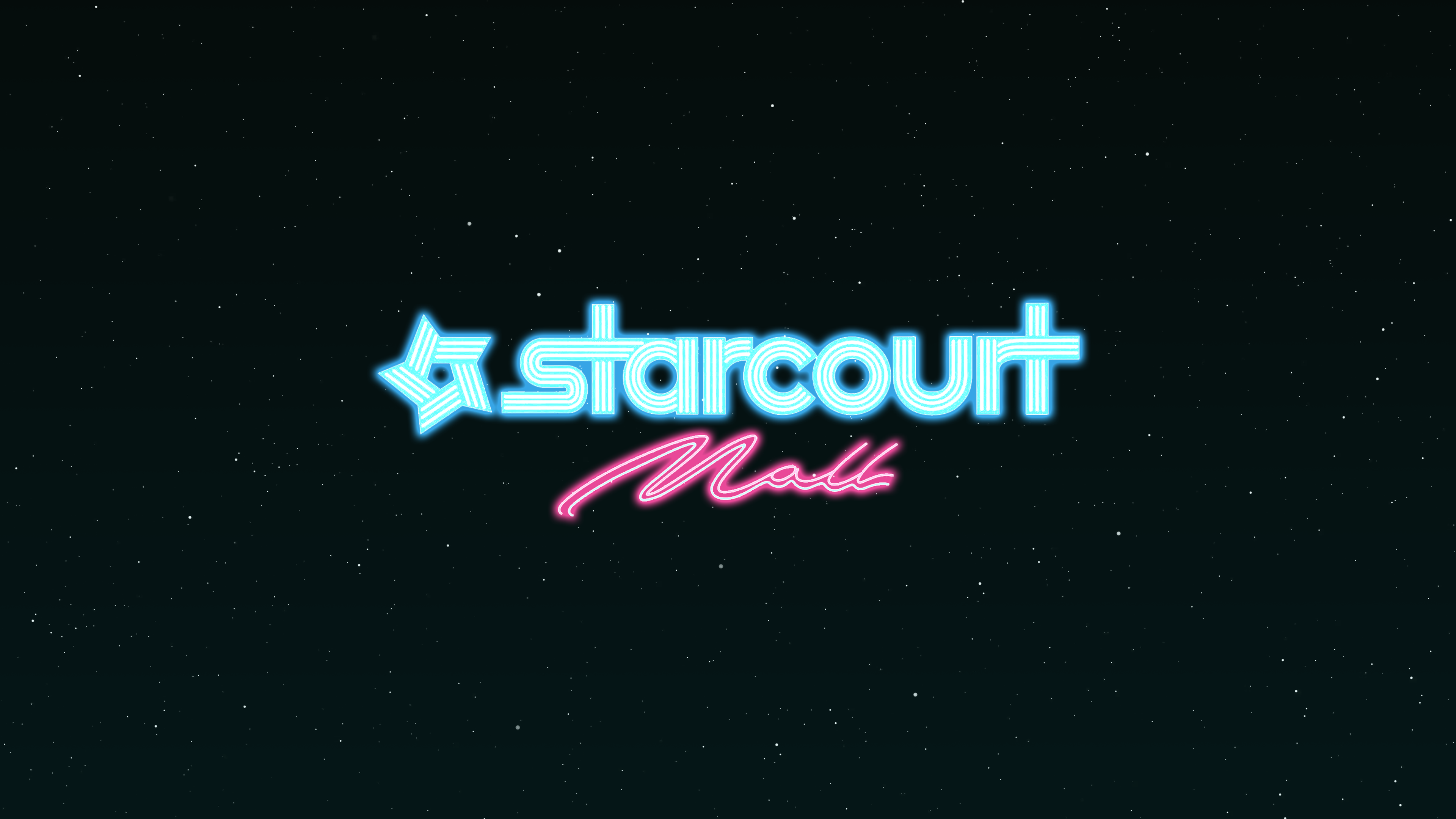 Starcourt Mall logo I made in Photohop because wallpaper