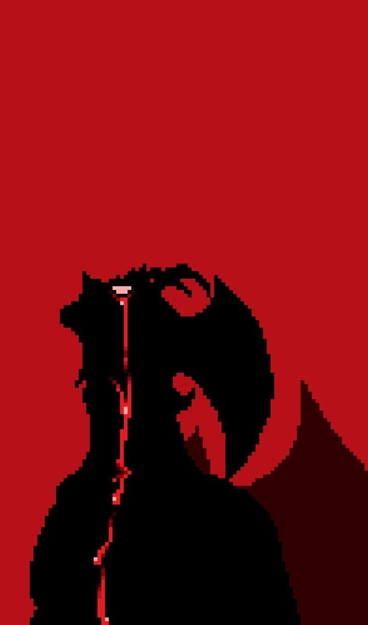 Devilman crybaby, pixel wallpaper