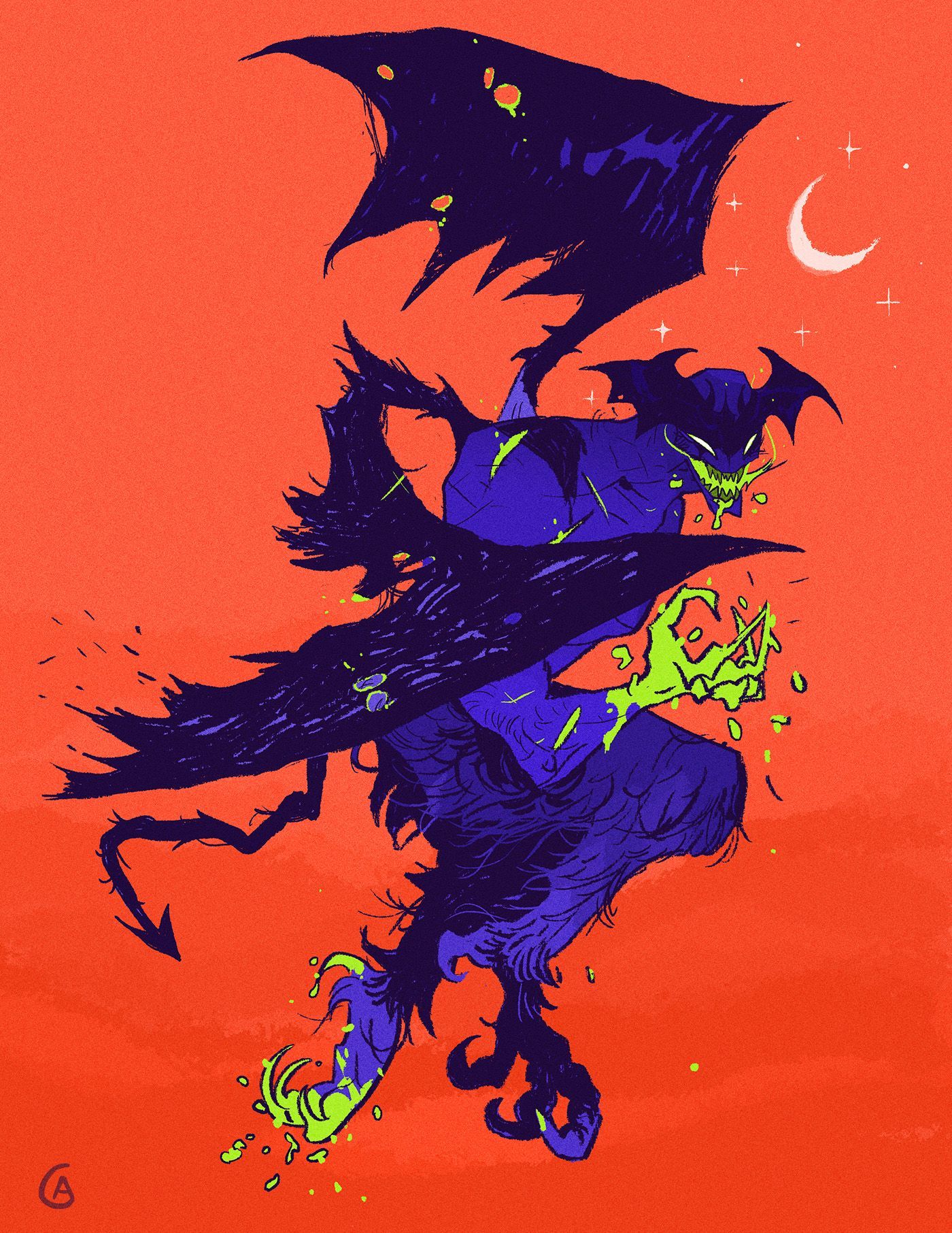 A Devilman Illustration. Cry baby, Devilman crybaby, Crying man