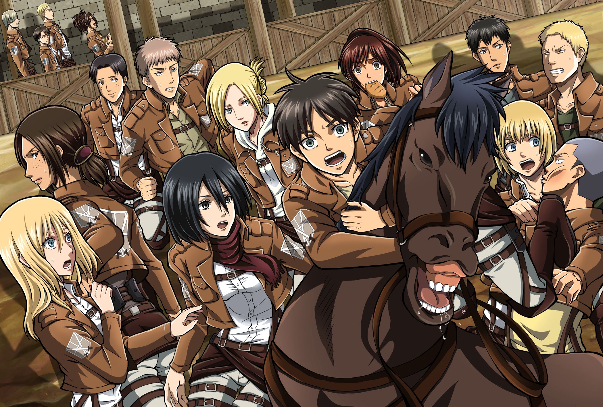 Shingeki No Kyojin Wiki 35 Anime, bertholdt HD wallpaper