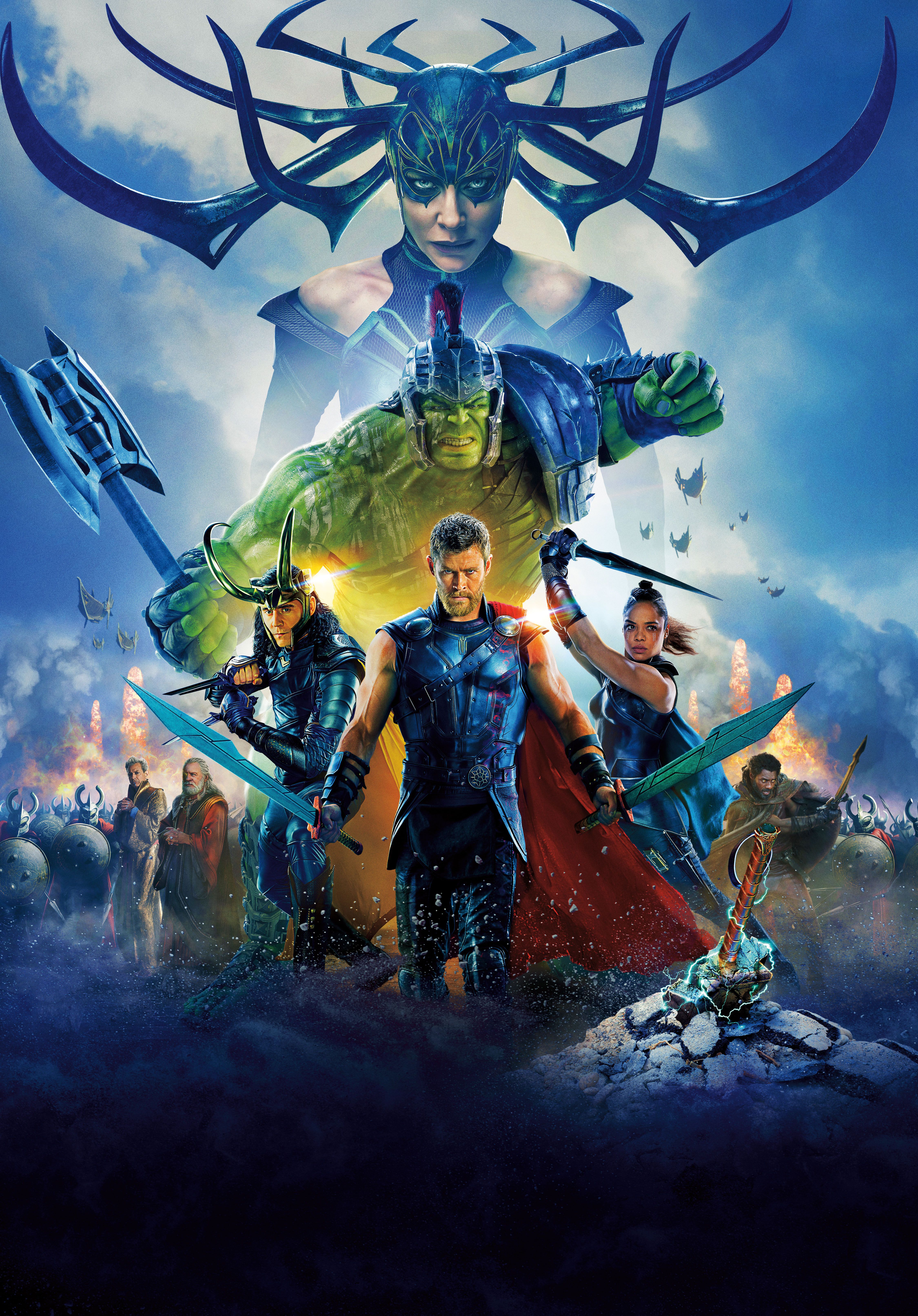 Picture Thor: Ragnarok Tom Hiddleston Chris Hemsworth 4500x6450