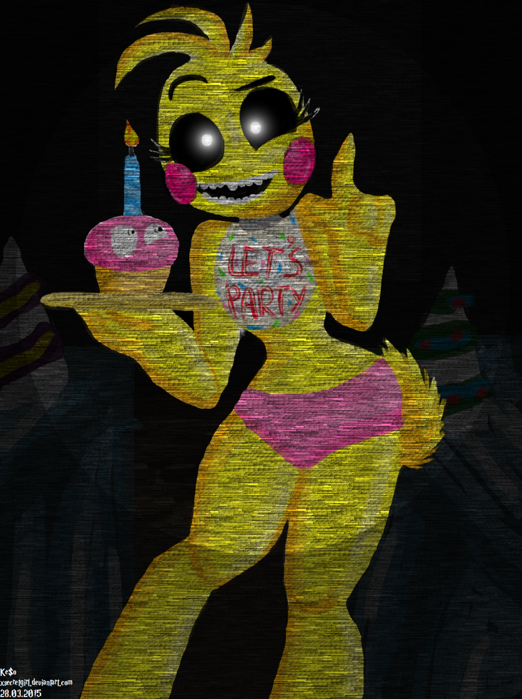 FNAF Toy Chica Wallpaper