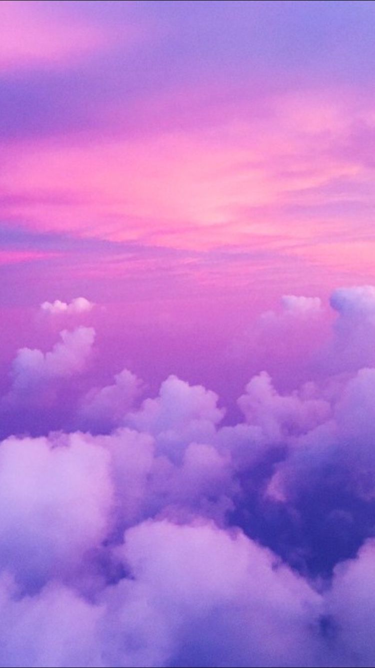 aesthetic purple clouds wallpapers iphone pastel sky anime cloud whats colorful kaneko wallpaperdog ken